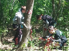 Второй день 54 слёта юных туристов Краснопартизанского района