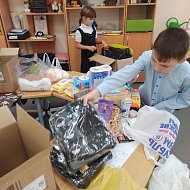 Учащиеся и педагоги школы села Сулак приняли участие в акции "С теплом из дома"