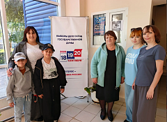 Краснопартизанцы активно участвуют в выборах