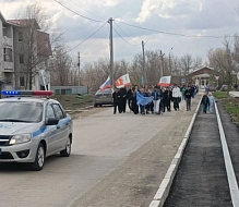 Жители  поселка Горный сделали 10 тысяч шагов к здоровью 