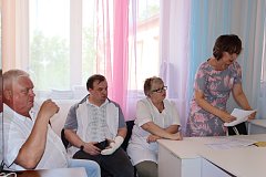 КЦСОН Краснопартизанского района совместно с районной больницей  провели мероприятие, направленное на продление активного долголетия