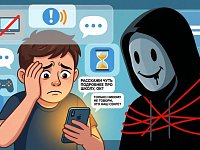 Кибергруминг:за маской дружбы прячется  опасность 
