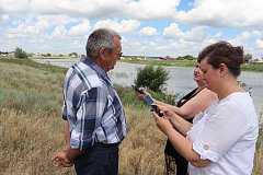 Расчищено водохранилище Большого Узеня села Милорадовка