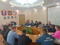 СОТРУДНИКИ ГЛАВНОГО УПРАВЛЕНИЯ МЧС РОССИИ ПО САРАТОВСКОЙ ОБЛАСТИ ПРОВЕЛИ ШТАБНУЮ ТРЕНИРОВКУ НА ТЕРРИТОРИИ КРАСНОПАРТИЗАНСКОГО  РАЙОНА