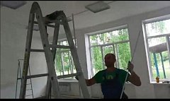 Продолжаются ремонтные работы в школе села Сулак 