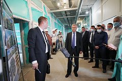 Вячеслав Володин посетил строящуюся инфекционную больницу в Саратове