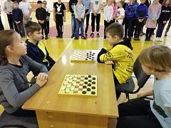 На кубок храма прошел турнир по шашкам