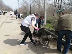Санитарная очистка поселка Горный прошла успешно