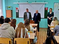Состоялась встреча главы района с выпускниками школ
