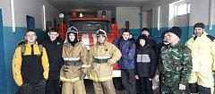 Школьники с.Сулак побывали в пожарной части