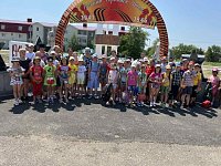 Урок мужества для воспитанников детских оздоровительных лагерей п. Горный 