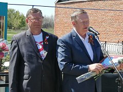 В Беленке открыт обелиск   «Воинам-победителям»  и Сквер Победы