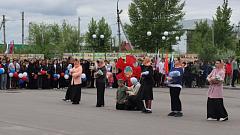 В поселке Горный прошел торжественный митинг, посвященный 80-летию Великой Победы