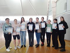 Соревнования по волейболу прошли с азартом