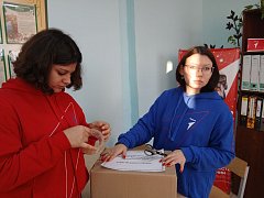 Студенты Краснопартизанского политехнического лицея приняли участие в акции «Волшебные варежки»