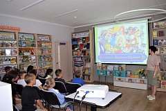 В Детской библиотеке была подготовлена и проведена интерактивная игра "Есть такая книга! Есть такой мультфильм!"