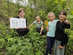 Библиотекарь в с. Толстовка организовала экскурсию на природу по страницам Красной книги