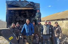 Волонтеры «За наших Краснопартизанский район» отправили на СВО крупногабаритные стройматериалы