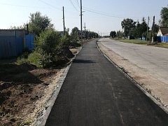 Улица Торговая преобразилась благодаря  новому тротуару