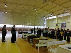 На кубок храма прошел турнир по шашкам