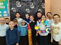 Всероссийская акция «Путь в космос», посвящённая Дню космонавтики, прошла в школе села Милорадовка