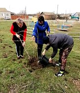Сотрудники КЦСОН — участники акции «Сад Памяти»
