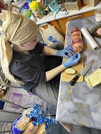 Неравнодушные волонтеры группы «За наших Краснопартизанский район» совершили очередную поездку к эшелону с ранеными