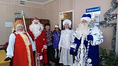 В с.Толстовка прошел парад Дедов Морозов