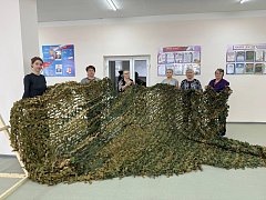 В Доме культуры села Большая Сакма изготовлена очередная масксеть