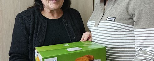 Жительница Краснопартизанского района получила подарок за своевременную оплату газа