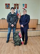 Еще один доброволец отправлен на СВО