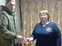 Встреча с участником СВО прошла очень тепло