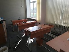 В МОУ «СОШ с. Сулак» подходят к концу ремонтные работы в "Точке Роста"