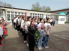 Школьники приняли участие в мероприятии к 9 Мая