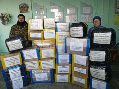 Школьники и педагоги МОУ "СОШ с.Сулак" собрали новогодние подарки на СВО