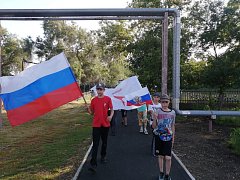 Учащиеся школы МОУ "СОШ с. Сулак" приняли участие в велопробеге 