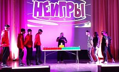 в п.Горный  состоялись молодежные "НЕигры"