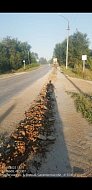 В поселке Горный появляются новые тротуары и освещение