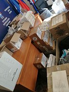 Семья Васильевых помогает доставлять собранную краснопартизанцами гуманитарную помощь нашим мобилизованным  землякам