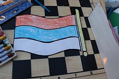 Жители Краснопартизанского района отметили День флага  своей страны