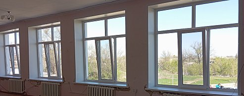 В детском саду «Малыш» в текущем году заменили 35 окон