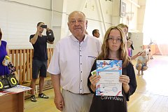 Награждены участники летнего муниципального фестиваля ВФСК "ГТО"