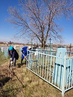 "Серебряные" волонтеры приняли участие в акции "Нет забытых могил"