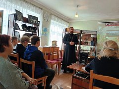 Обучающиеся Краснопартизанского политехнического лицея встретились с настоятелем храма