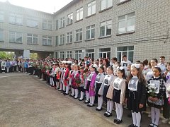 Школьники приняли участие в мероприятии к 9 Мая