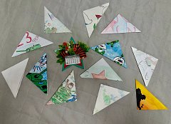 Воспитанники детского сада "Малыш" порадовали участников СВО своими письмами в преддверии Дня защитника Отечества