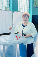 Краснопартизанцы активно участвуют в выборах
