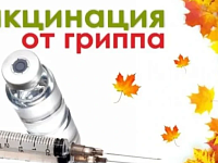 Приглашаем сделать прививку от гриппа!