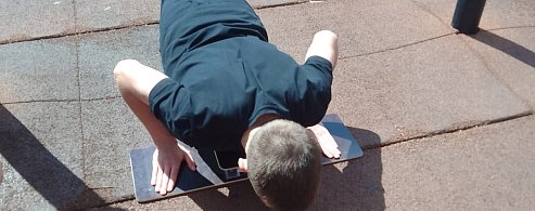 Ребята сдают нормативы ГТО