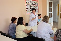 КЦСОН Краснопартизанского района совместно с районной больницей  провели мероприятие, направленное на продление активного долголетия